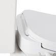 Lavrik Two-Piece Elongated Toilet with Reversible Tank - Bidet Seat  - White Handle, , large image number 6