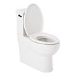 Lavrik Two-Piece Skirted Elongated Toilet with Reversible Tank - Matte Black Handle, , large image number 2
