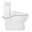 Lavrik Two-Piece Skirted Elongated Toilet with Reversible Tank - Bidet seat - Brushed Nickel Handle, , large image number 3