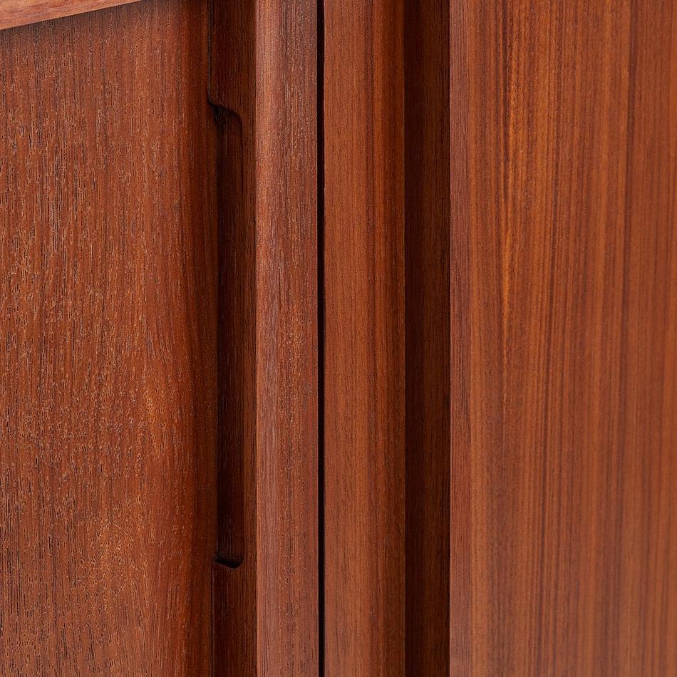 60" Sybill Mahogany Double Vanity with Outlet - Washed Walnut - Vanity Cabinet Only, , large image number 2