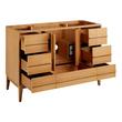 48" Sybill Vanity with Outlet - Natural Teak - Vanity Cabinet Only, , large image number 1
