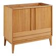 36" Sybill Vanity with Outlet - Natural Teak - Vanity Cabinet Only, , large image number 0