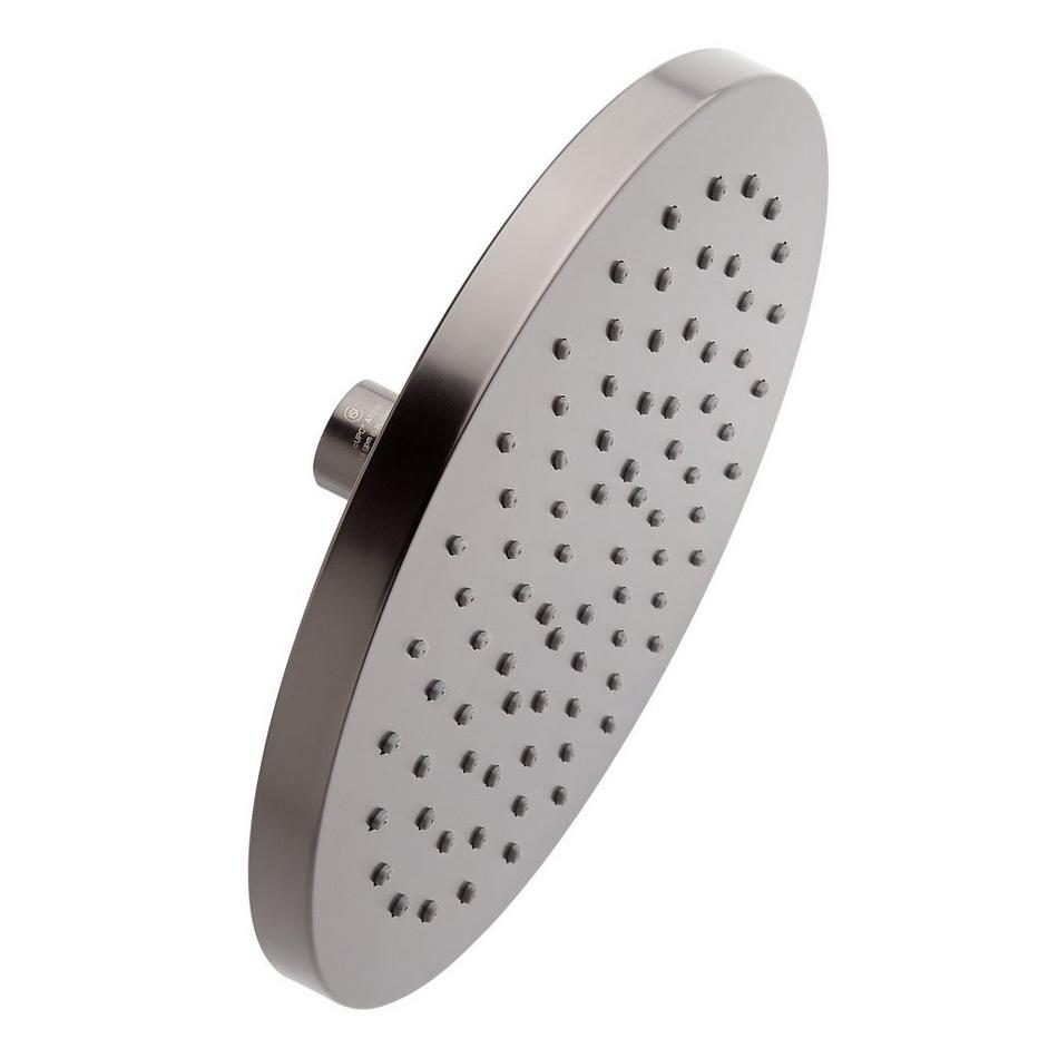 8" Modern Round Rainfall Shower Head - 2.5 gpm - Gunmetal, , large image number 0