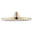 Modern Round Rainfall Shower Head - 2.5 gpm - Polished Brass, , large image number 1