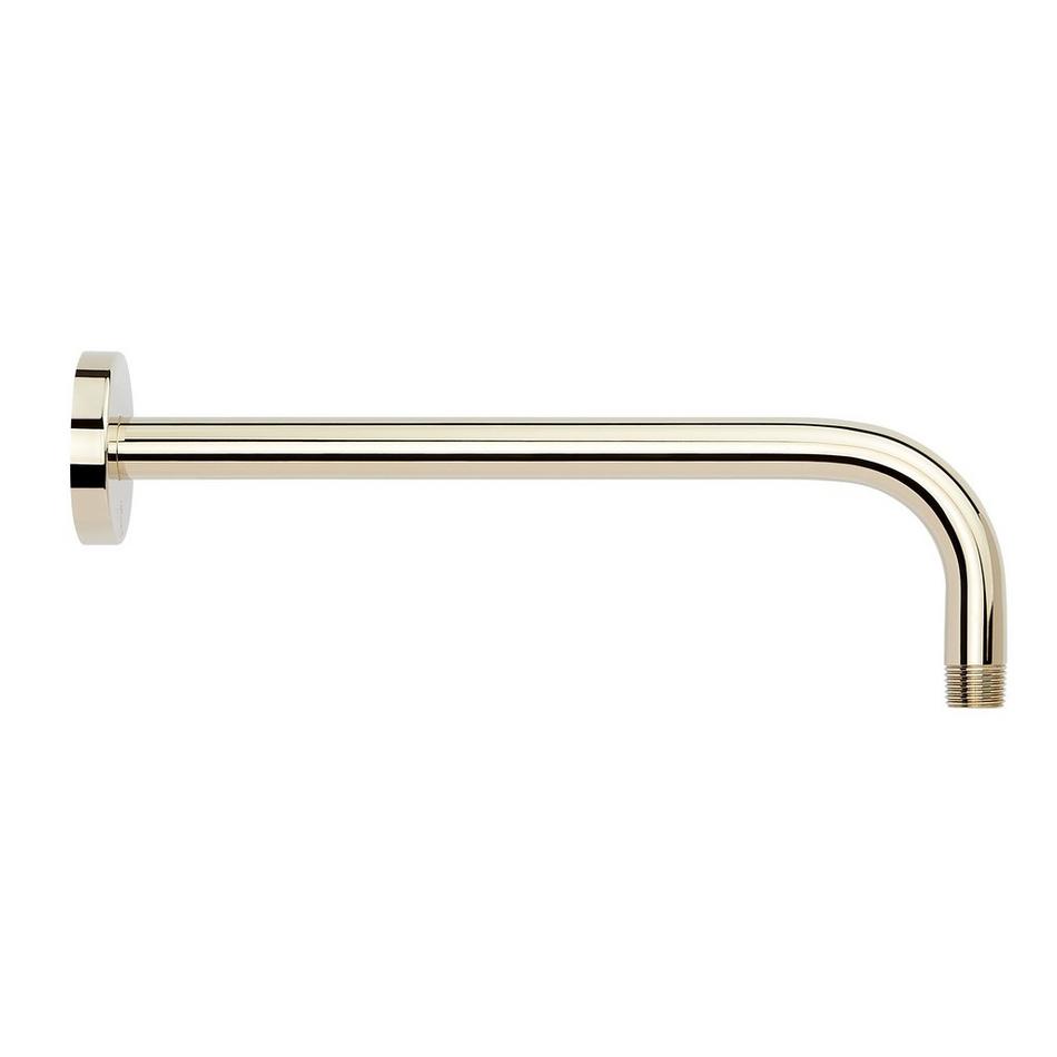 12" Wall-Mount Rainfall Shower Arm - Polished Brass, , large image number 0