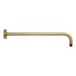 18" Wall-Mount Rainfall Shower Arm - Aged Brass, , large image number 0