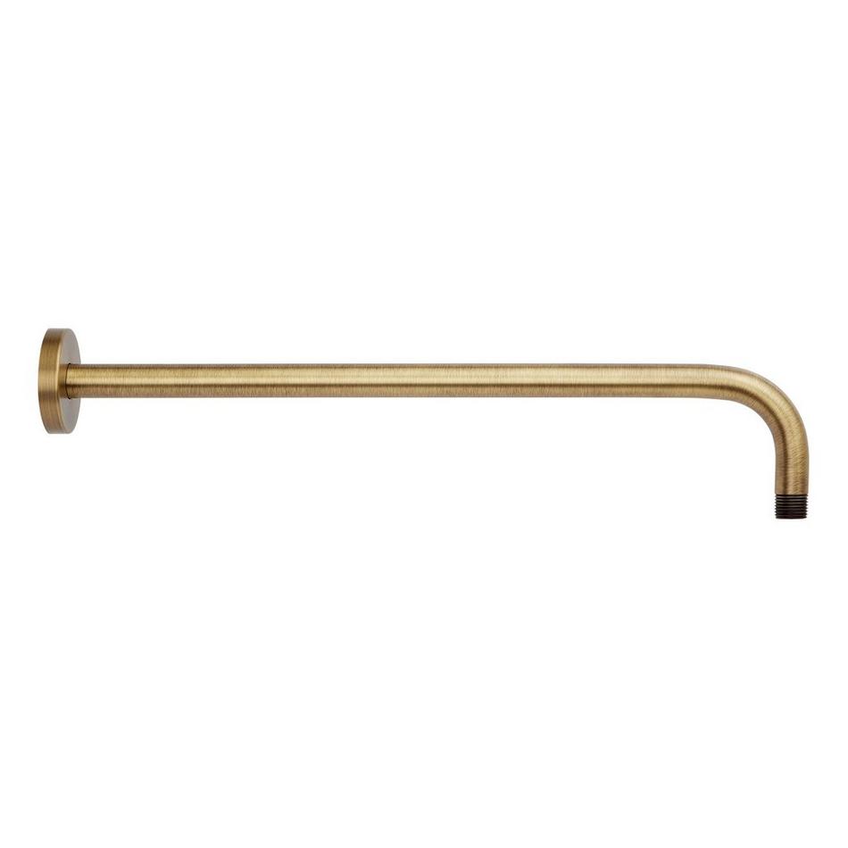 18" Wall-Mount Rainfall Shower Arm - Aged Brass, , large image number 0