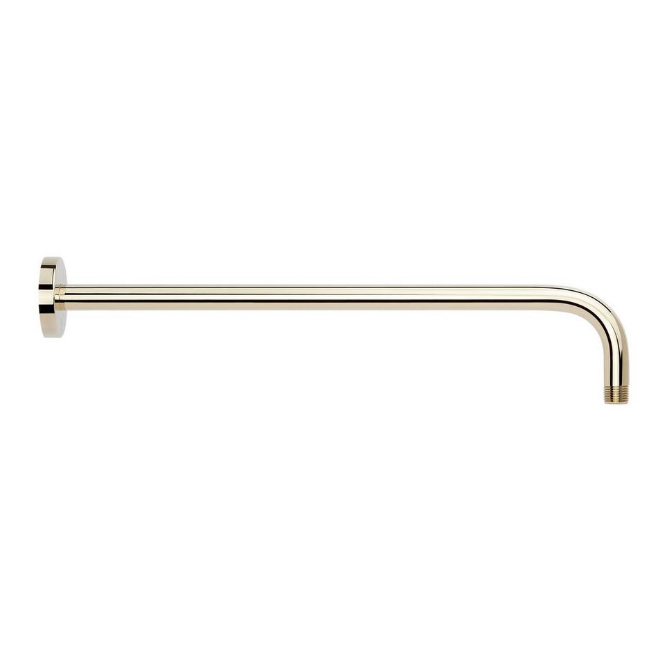 18" Wall-Mount Rainfall Shower Arm - Polished Brass, , large image number 0