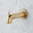 Lexia Tub Spout with Diverter - Aged Brass, , large image number 0