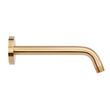 8" Contemporary Shower Arm and Flange - Brushed Gold, , large image number 0