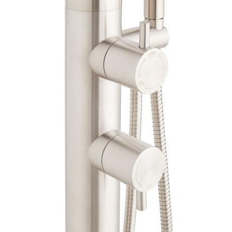 Keanu Stainless Steel Outdoor Shower with Hand Shower
