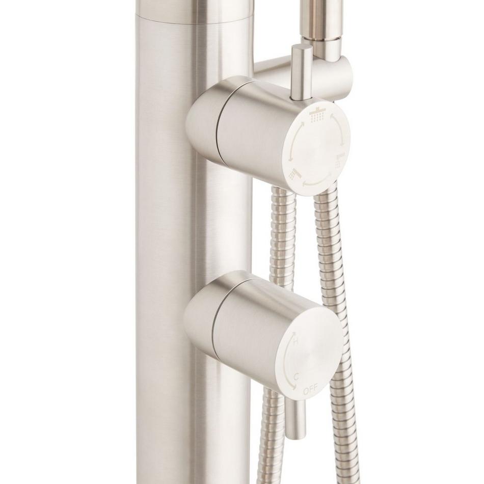 Keanu Stainless Steel Outdoor Shower with Hand Shower, , large image number 5