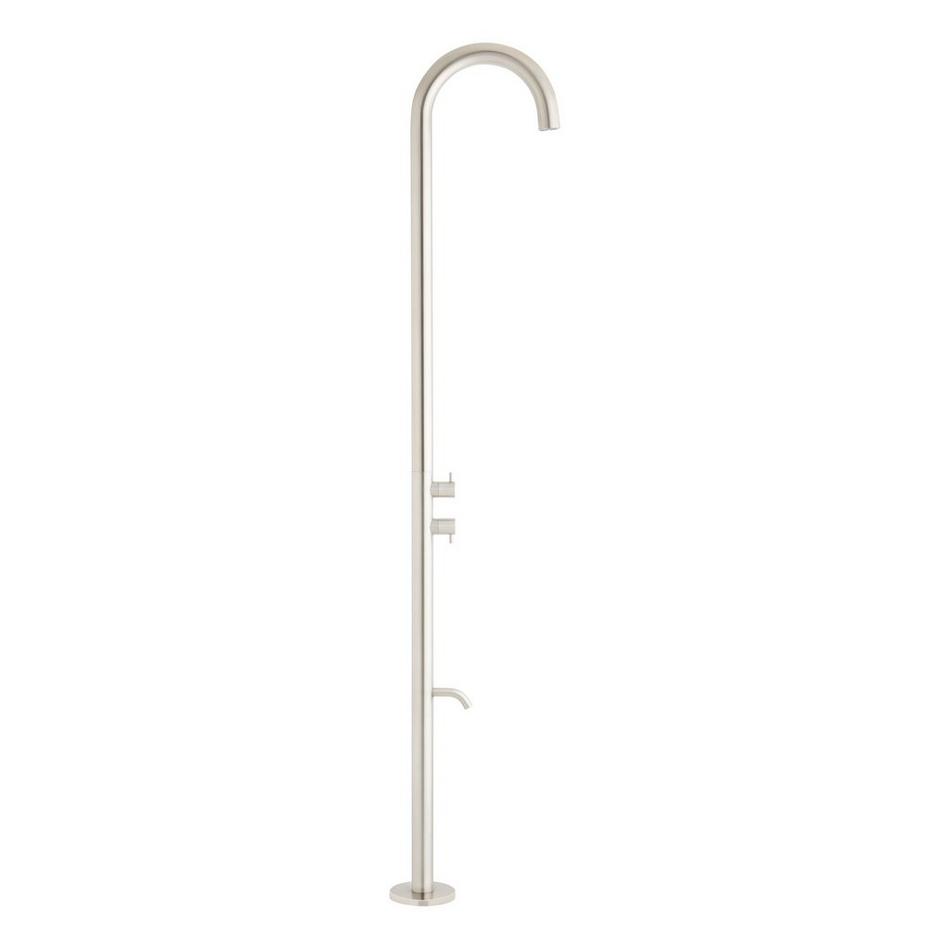 Keanu Stainless Steel Outdoor Shower with Hand Shower, , large image number 2