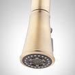 Beasley Single-Hole Pull-Down Kitchen Faucet with Deck Plate - Aged Brass, , large image number 2