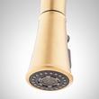 Beasley Single-Hole Pull-Down Kitchen Faucet with Deck Plate - Brushed Gold, , large image number 2