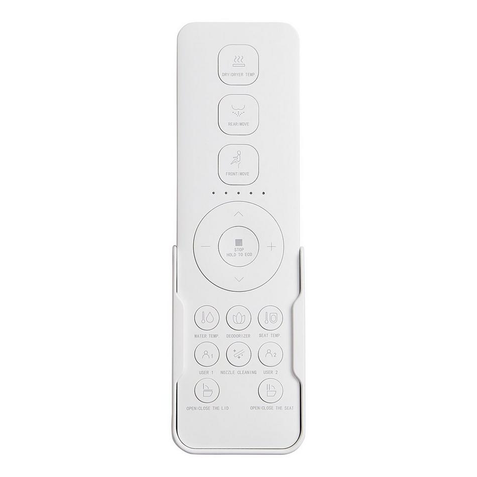Angelou Elongated Electric Bidet Toilet Seat, , large image number 6