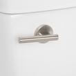 Brinstead One-Piece Elongated Skirted Toilet with Angelou Bidet Seat - Brushed Nickel Handle, , large image number 4