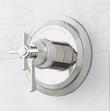 Marceau Dual Control Pressure Balance Shower Trim - Cross Handles, , large image number 2