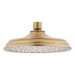 7" Round Single-Function 1.75 gpm Shower Head - Aged Brass, , large image number 1