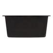 25" Totten Granite Composite Dual-Mount Laundry Sink - Drop-in or Undermount - Black, , large image number 3