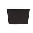 25" Totten Granite Composite Dual-Mount Laundry Sink - Drop-in or Undermount - Black, , large image number 4