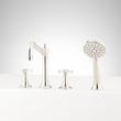 Marceau 4-Hole Roman Tub Faucet and Hand Shower - Cross Handles, , large image number 6