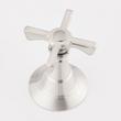 Marceau 4-Hole Roman Tub Faucet and Hand Shower with Rough-In Valve - Cross Handles - Brushed Nickel, , large image number 2