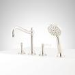 Marceau 4-Hole Roman Tub Faucet and Hand Shower - Lever Handles, , large image number 7