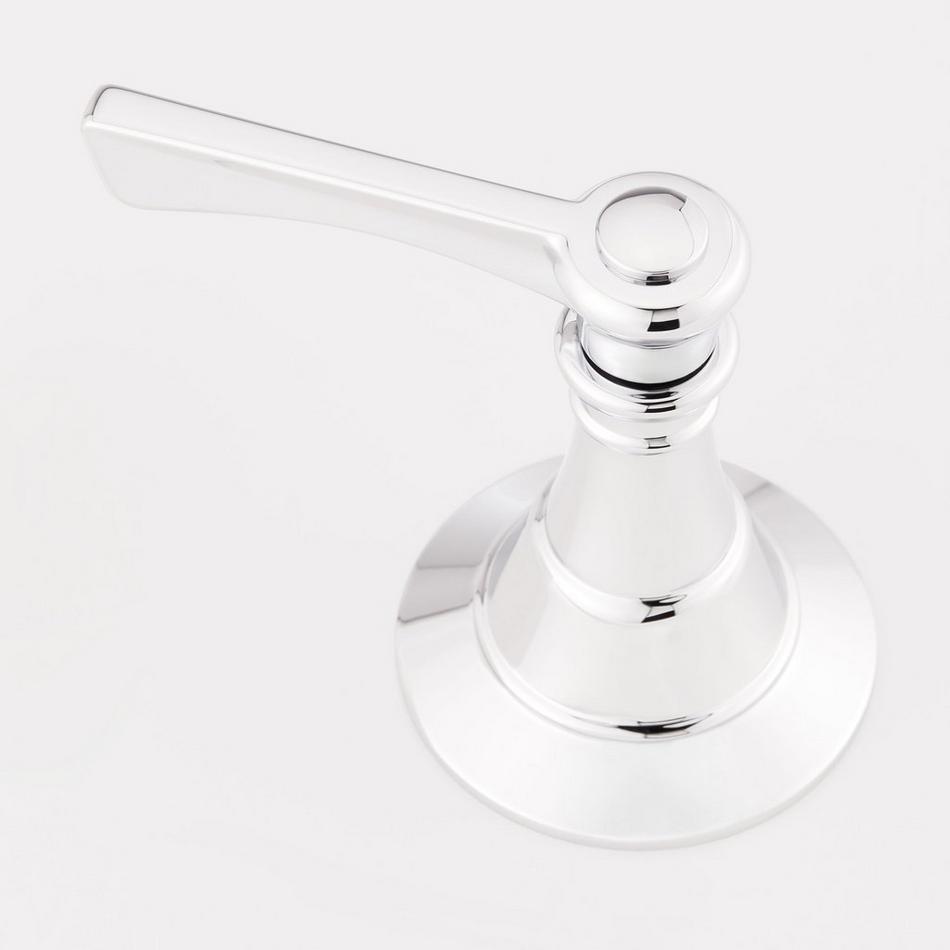 Marceau 4-Hole Roman Tub Faucet and Hand Shower with Rough-In Valve - Lever Handles - Chrome, , large image number 2