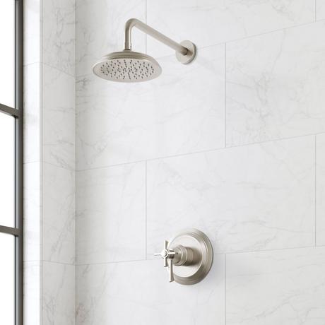 Marceau Dual Control Pressure Balance Shower System - Cross Handles