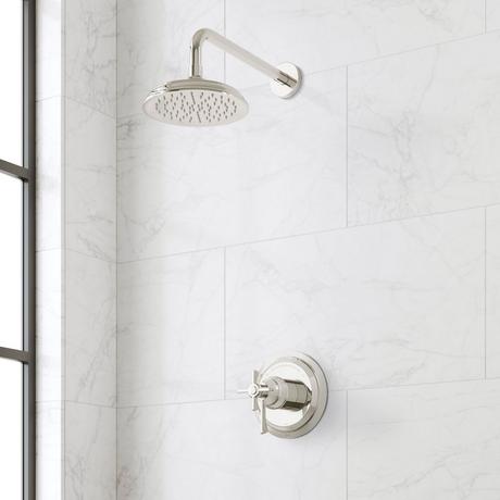 Marceau Dual Control Pressure Balance Shower System - Cross Handles
