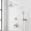 Marceau Dual Control Pressure Balance Shower System With Hand Shower - Cross Handles, , large image number 3