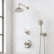 Marceau Dual Control Pressure Balance Shower System With Hand Shower - Lever - Brushed Nickel, , large image number 0