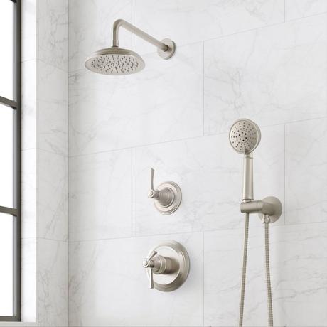 Marceau Dual Control Pressure Balance Shower System With Hand Shower - Lever Handles