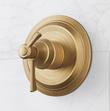 Marceau Dual Control Pressure Balance Shower Trim and Valve - Lever Handles - Aged Brass, , large image number 0