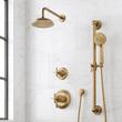 Marceau Dual Control Pressure Balance Shower System With Slide Bar and Hand Shower - Cross Handles, , large image number 0