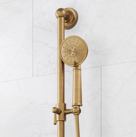 Marceau Dual Control Pressure Balance Shower System With Slide Bar and Hand Shower - Lever Handles