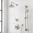 Marceau Dual Control Pressure Balance Shower System With Slide Bar and Hand Shower - Lever Handles, , large image number 1