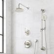 Marceau Dual Control Pressure Balance Shower System With Slide Bar and Hand Shower - Lever Handles, , large image number 3