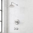 Marceau Dual Control Pressure Balance Tub and Shower System - Cross Handles, , large image number 2
