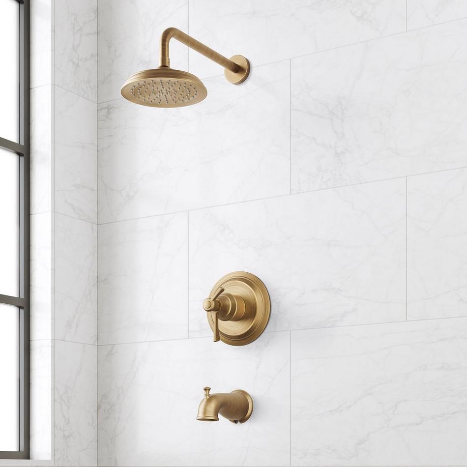 Marceau Dual Control Pressure Balance Tub and Shower System - Lever Handles, , large image number 0