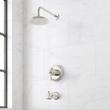 Marceau Dual Control Pressure Balance Tub and Shower System - Lever Handles - Polished Nickel, , large image number 0