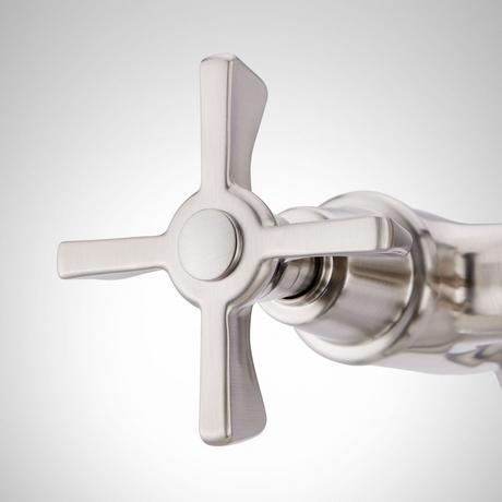 Marceau Freestanding Tub Faucet with Hand Shower - Cross Handle