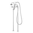 Marceau Freestanding Tub Faucet with Hand Shower - Cross Handles - Chrome, , large image number 1