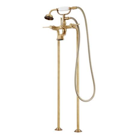 Marceau Freestanding Tub Faucet with Hand Shower - Lever Handle