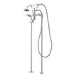 Marceau Freestanding Tub Faucet with Hand Shower - Lever Handles - Brushed Nickel, , large image number 1