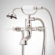 Marceau Freestanding Tub Faucet with Hand Shower - Lever Handles - Brushed Nickel, , large image number 2