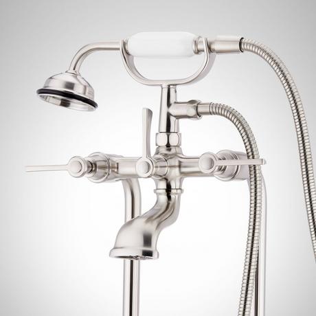 Marceau Freestanding Tub Faucet with Hand Shower - Lever Handle