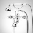 Marceau Freestanding Tub Faucet with Hand Shower - Lever Handles - Chrome, , large image number 2