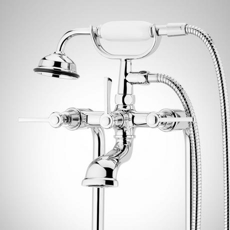 Marceau Freestanding Tub Faucet with Hand Shower - Lever Handle